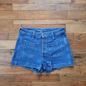 Old Navy | Women's High Rise Blue Denim Shorts | Size 6
